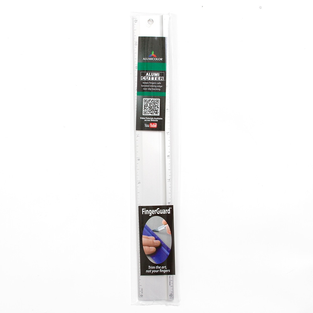 Alumicolor, Rulers & T-Squares, Art & School, 12", Alumicutter, Cutting Edge, 88046